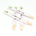 Baguettes japonaises de sushi de jumeaux en bambou jetables faits sur commande en gros